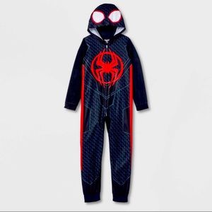 Boy’s Marvel Spider-man: Miles Morales Blanket Sleeper NWT 🕷 🕷 🕷 🕷 🕷 🕷